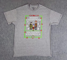 Home Alone Merry Christmas Ya Filthy Animal Shirt Adult Large Gray 2021