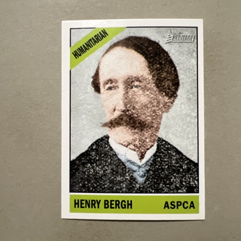 2009 Topps American Heritage Heroes Edition Multi-Sport Card #71 Henry Bergh