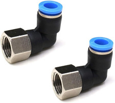 1/4 NPT Elbow Push to Connect Fittings, 8MM Tube Od x 1/4" NPT Female Air Fittin