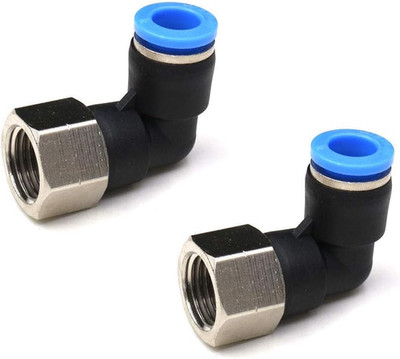 1/4 NPT Elbow Push to Connect Fittings, 8MM Tube Od x 1/4'' NPT Female Air Fittin