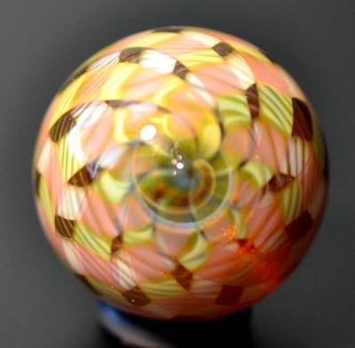 JUSTIN HOLLE GLASS MARBLE/TUMBLING BLOCKS, PRECISION BEAUTY-13 MARBLES AVAILABLE