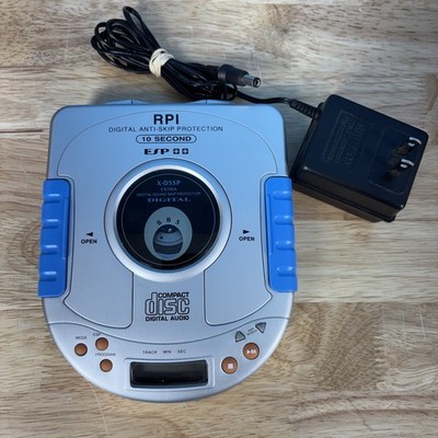 RPI Digital Anti-Skip Protection Compact Disc Player With Power Supply WORKS