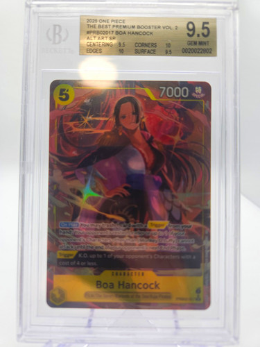 Boa Hancock (Alternate Art) graded BGS 9.5 for sale on eBay
