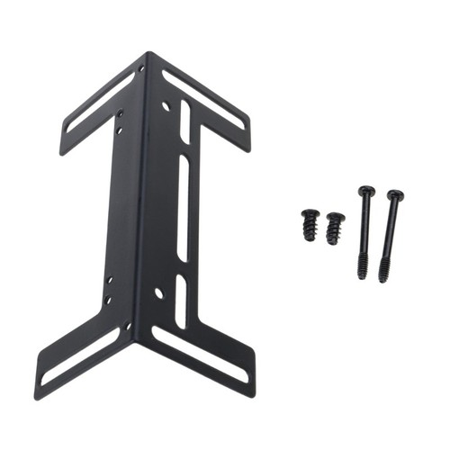 Black Metal Mounting Bracket for PC Water Cooling Radiators and Pump Tanks - Afbeelding 4 van 10