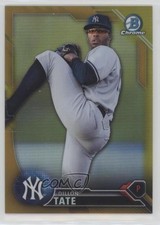 2016 Bowman Draft Chrome Top Prospects Gold Refractor 24/50 Dillon Tate 2r5