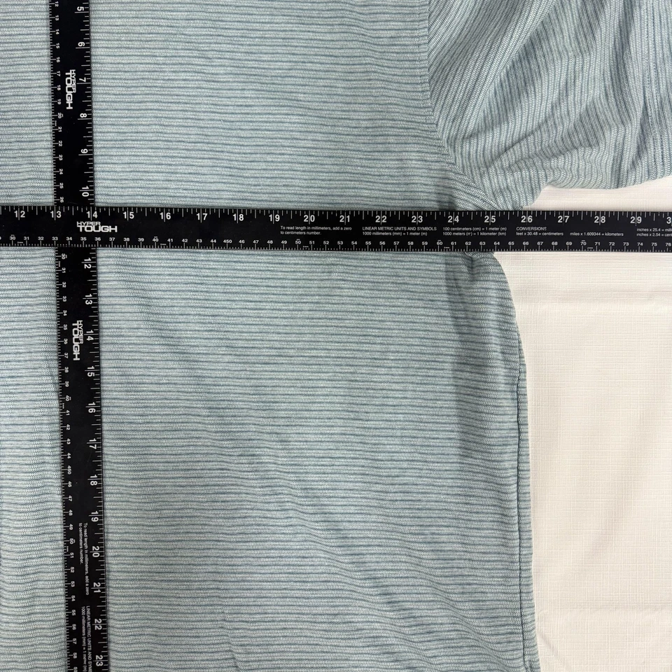 Chereskin Shirt Mens 2XL Blue Stripe Swift Dry Short Sleeve Casual Performance - Image 4 of 4
