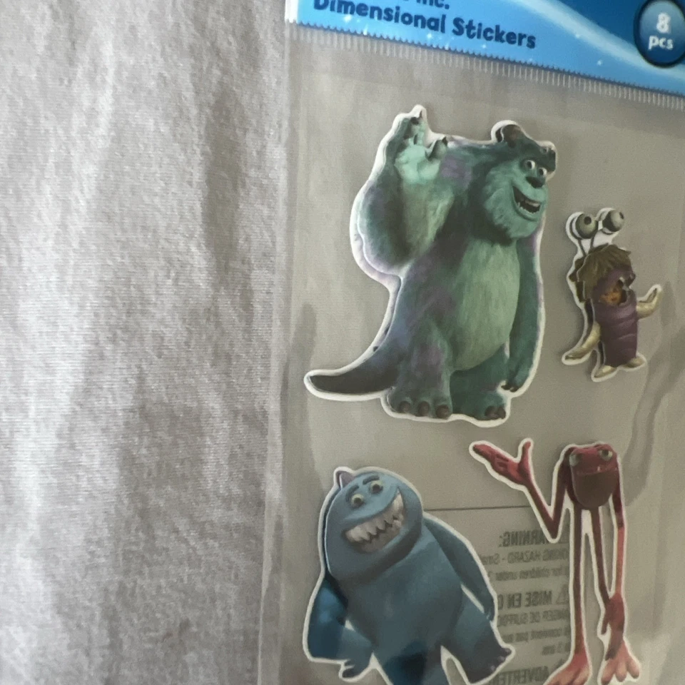 Pegatinas delgadas Disney EK Success Jolees ~ Monsters Inc. Mezcla Foto 3 de 4