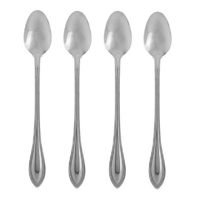 Oneida American Harmony 18/8 Stainless Steel Iced Beverage Spoon (Set of Four)
