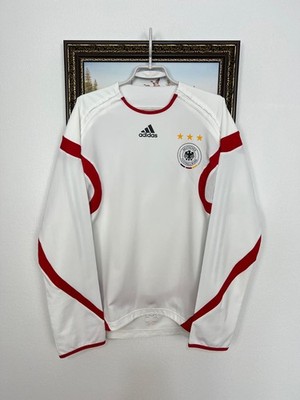 Vintage Adidas Germany Player Issue Football Shirt Train Long Sleeve Jersey XL