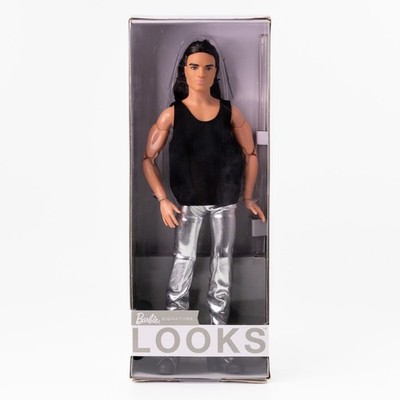 Barbie Signature Looks Model #9 Ken Cam Face Sculpt Long Hair MTM HCB79 NRFB