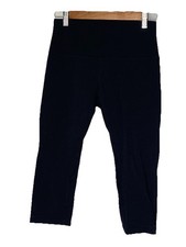 Lululemon Women’s Gym Yoga Pants Size 26 Waist Black Size Small Cropped