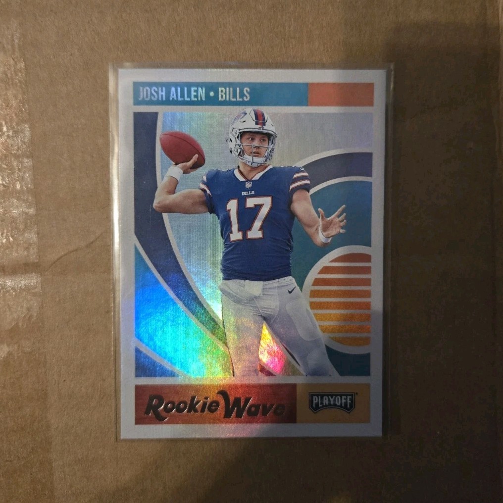 2018 Panini Playoff Rookie Wave Josh Allen Buffalo Bills #4 RC Football Card
