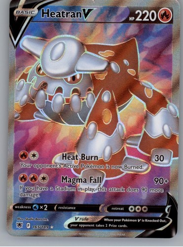 Heatran V 165/189 UR Astral Radiance Pokemon Holo NM/M