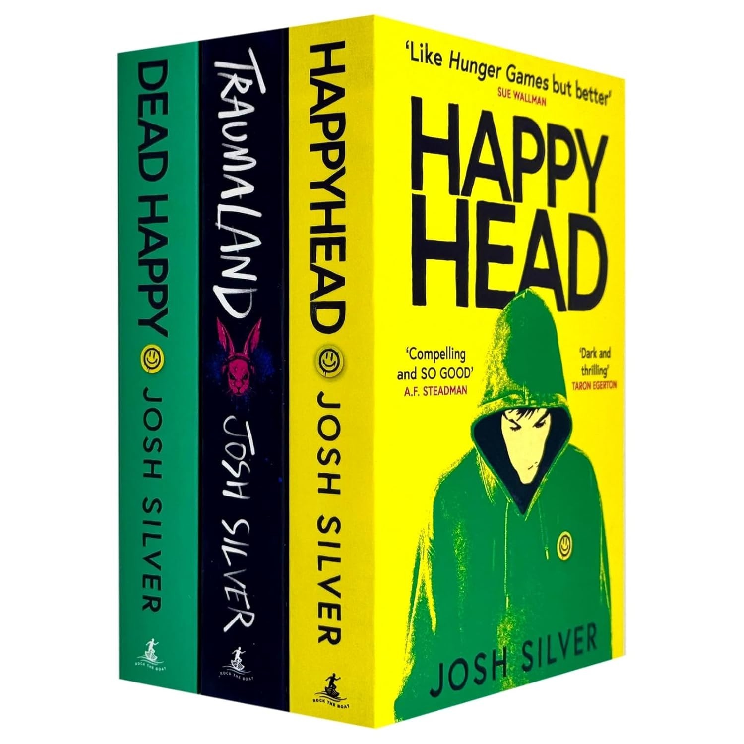 Josh Silver Unisex Happy Head Series 3 Books Collection Set (Happy Head, Dead Happy & Traumaland) - Image 4