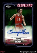 2024-25 Topps Chrome Autographs #TCALWI Lenny Wilkens AUTO