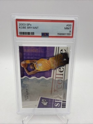 2003-04 SPx SpXcellence Kobe Bryant # d/3999 PSA 9 MINT