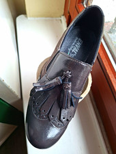 ENVAL Soft Damen Loafer Halbschuhe Lackleder ...