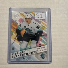 Upper Deck SP Game Used New Grooves #NG-1 Jani Nyman Seattle Kraken NHL