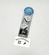 JVC HP-AL102 Clip-on Stereo Headphones Pearl White Stylish Ear-hook 3.5mm