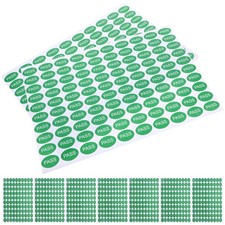 2000Pcs Reusable Qc Passed Stickers Clear Printed Quality Test Labels