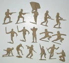 Marx 1960s Battle of Iwo Jima WWII Japanese Soldiers Complete Mold Set Lot One