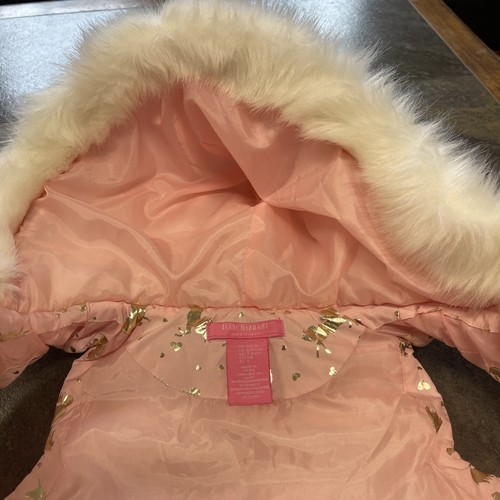 Isaac Mizrahi Girls Pink Hooded Puffer Vest Size Small (5/6) - Picture 6 of 8