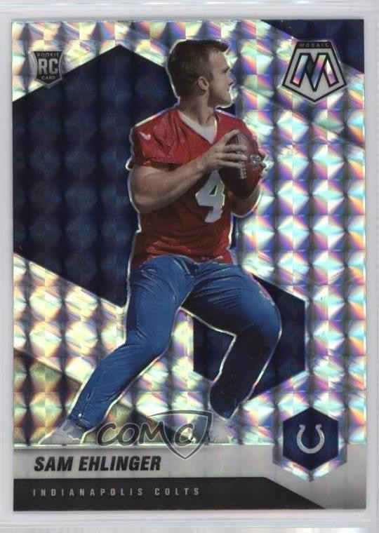 2021 Panini Mosaic Rookies Mosaic Prizm Sam Ehlinger #372 3y4
