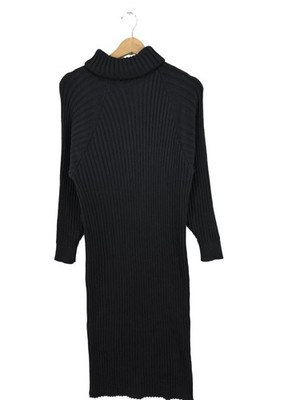 YAS Pulloverkleid Damen Kleid Gr. DE 34 schwarz Casual-Look