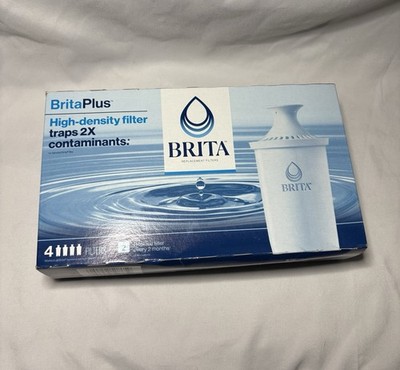BritaPlus High-density Filter 4 Pack Replacement Filters, New Sealed