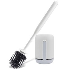 RV Toilet Bowl Brush and Holder, Ventilated Toilet Cleaner Brush with Long Ha...