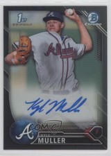 2016 Bowman Draft Chrome Pick Black Refractor 36/75 Kyle Muller Auto 0ld6