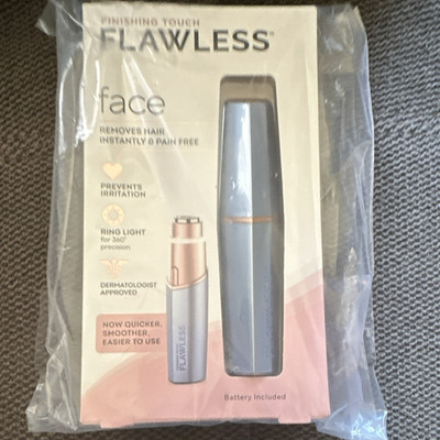 Finishing Touch Flawless Face Women s Precision Shaver, Cordless Light, Blue/RG
