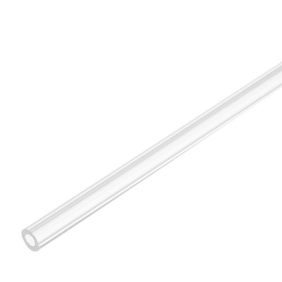 2PCS Acrylic Pipe Rigid Round Clear Tube 3mm(1/8'') ID 7mm OD 305mm