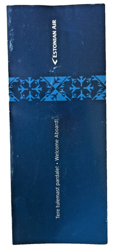 Estonian Air - Inflight Menu - Europe