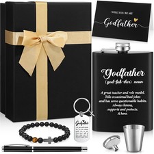 Yiyiring 8 Pcs Godfather Proposal Gift Will You Be My Godfather Gift Set Incl...