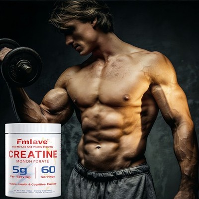 CREATINE Monohydrate Powder Pure Micronized Unflavored 60 Serv 300 Grams Exp2027