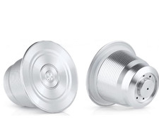 2 Nachfüllbar Edelstahl Kaffee Kapsel Pads W...