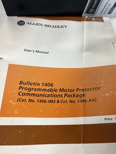 ALLEN BRADLEY 1406 AA SERIES A PROGRAMMABLE MOTOR PROTECTOR ABBITRATOR - Picture 13 of 14