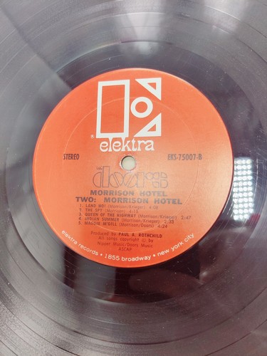 THE DOORS 'MORRISON HOTEL' LP US ELEKTRA 1970 STEREO GATEFOLD EARLY PRESS - Imagen 15 de 17