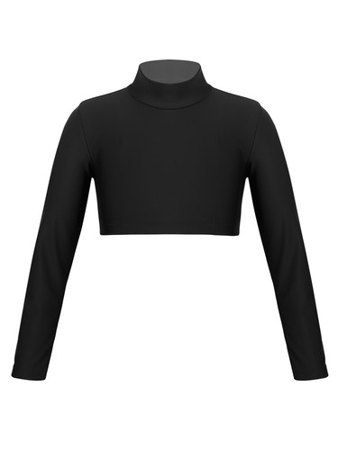 Girls 3Pcs Dance Sports Outfit Bra Crop Top with Athletic Leggings Tracksuit Set - Picture 8 of 57