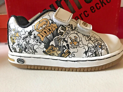 Skateboard Sneakers Marc Ecko Vintage White/Black Cartoon Little