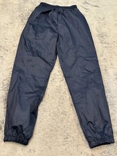 Vintage Dunbrooke Windbreaker Pants Mens Small Blue Nylon Lined Golf Bottom