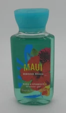 BATH & BODY WORKS Maui Hibiscus Beach TRAVEL SIZE Shower Gel 3 oz