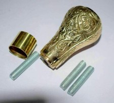 WHITE DESIGN NEW HANDLE SOLID BRASS for WOODEN WALKING STICK CANE- Only Handle