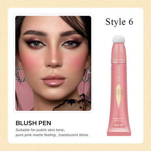 Contour Beauty Wand,Liquid Highlighter Wand,Blush Wand with Cushion Applicator - Picture 17 of 25