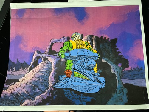 HE-MAN Animation Cel vintage PP MOTU toys Action Figures Cartoon 80’s She-Ra I4 - Picture 3 of 4