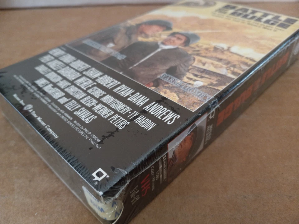 НОВЫЙ ЗАПЕЧАТАННЫЙ - Battle of the Bulge (VHS с wateramark) Генри Фонда - Изображение 3 из 3