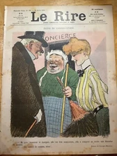 1904 LE RIRE  MAGAZINE WITH NOTED ARTISTS ~ ART NOUVEAU ~ IMPRESSIONISM