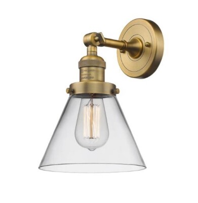 Innovations Lighting 203-BB-G42 Franklin Restoration Large Cone Wall Sconce 