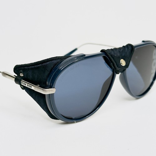 CHRISTIAN DIOR SNOW Blue Mirror Print Oblique A1I Sunglasses DM40099I DIORSNOW - Picture 5 of 13
